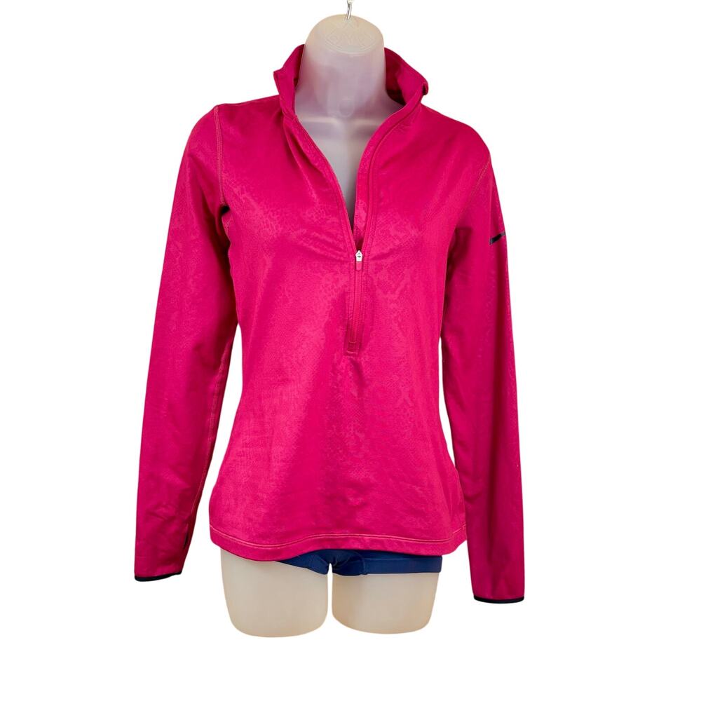 Nike Pro half zip pullover Hyper Pink athletic jacket sz Small